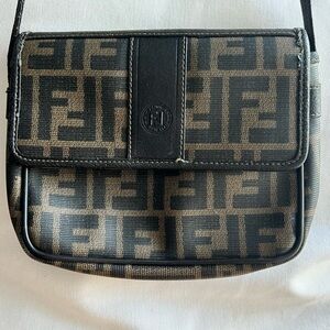 Fendi vintage monogram mini crossbody/shoulder bag